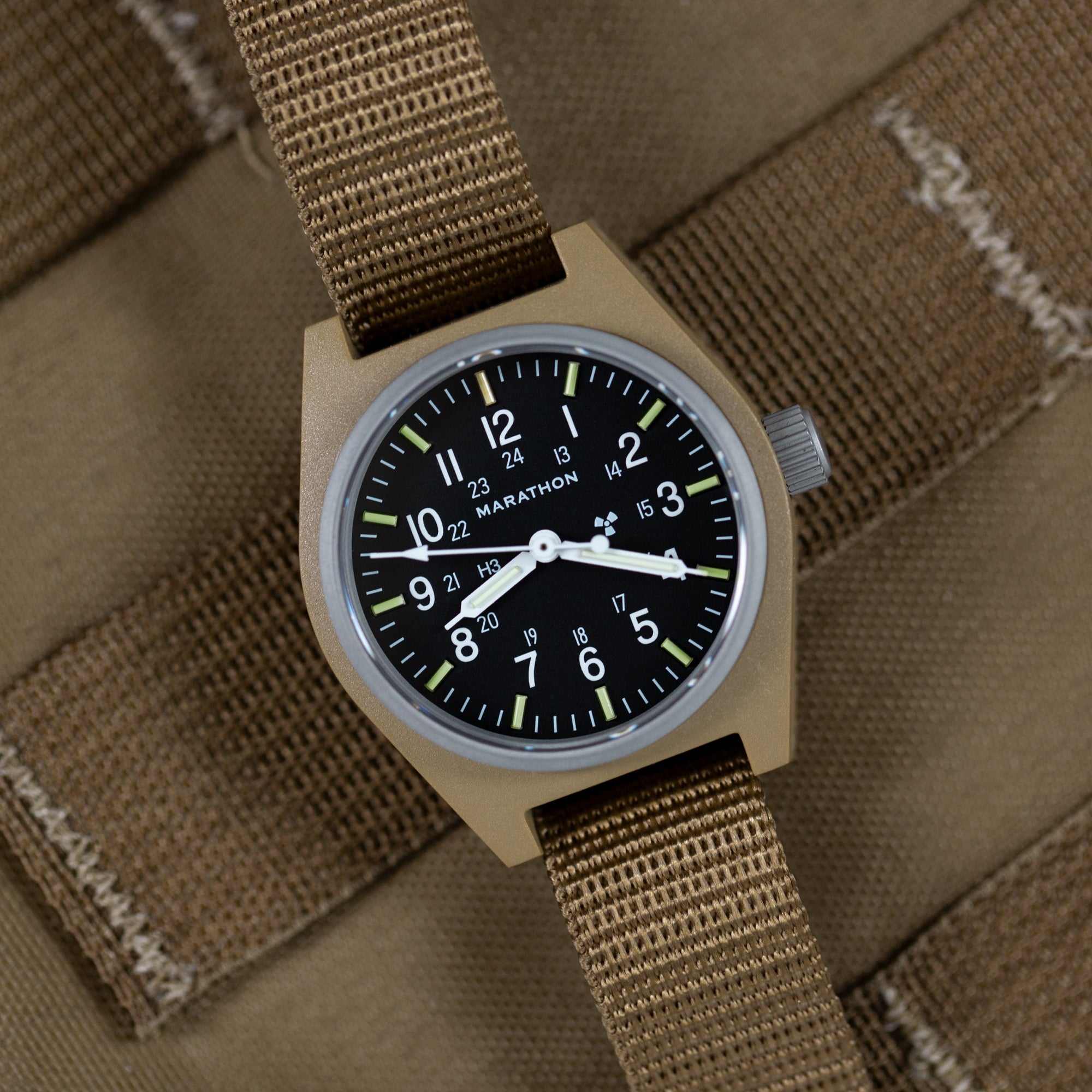 Desert Tan General Purpose Mechanical (GPM) No Government Markings - 34mm - marathonwatch