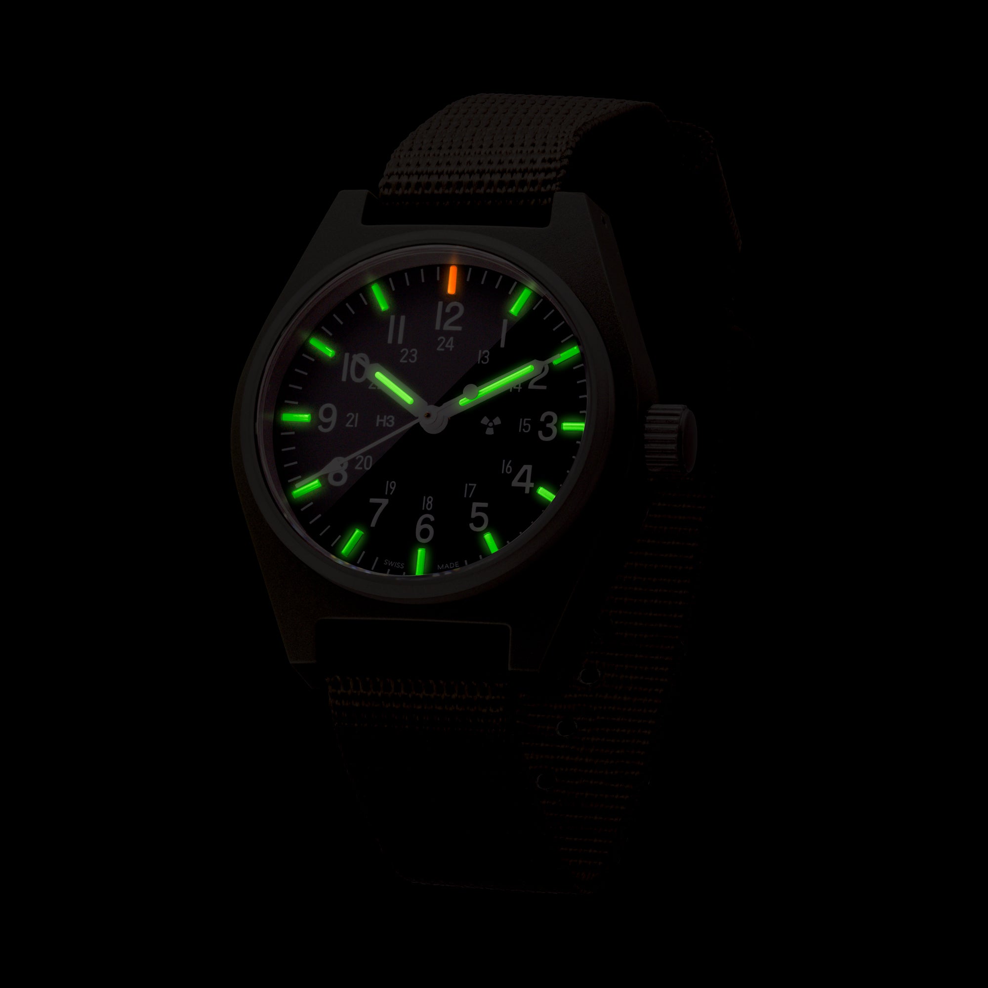 34mm Sage Green General Purpose Quartz (GPQ) – Marathon Watch
