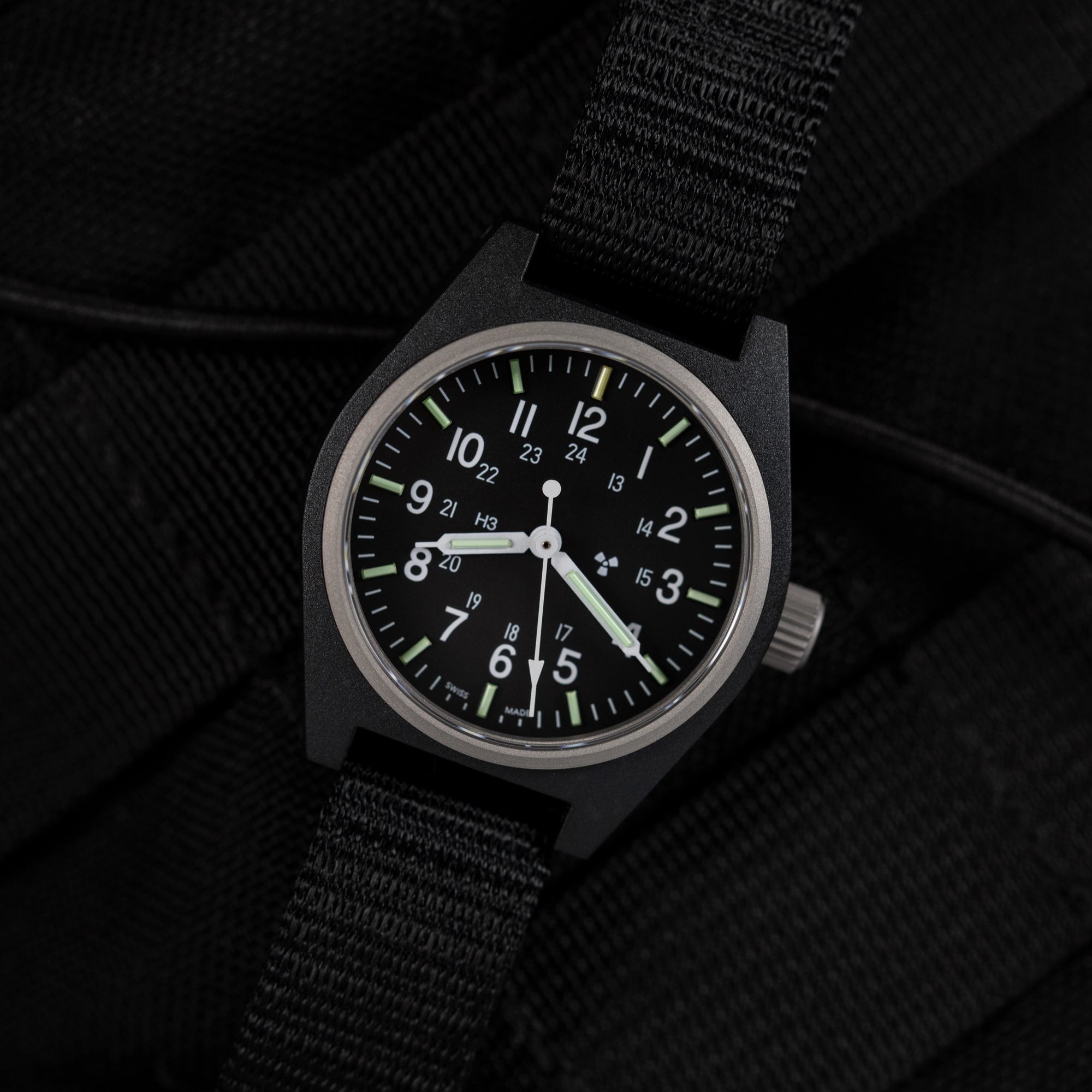 34mm Black General Purpose Quartz (GPQ) – Marathon Watch