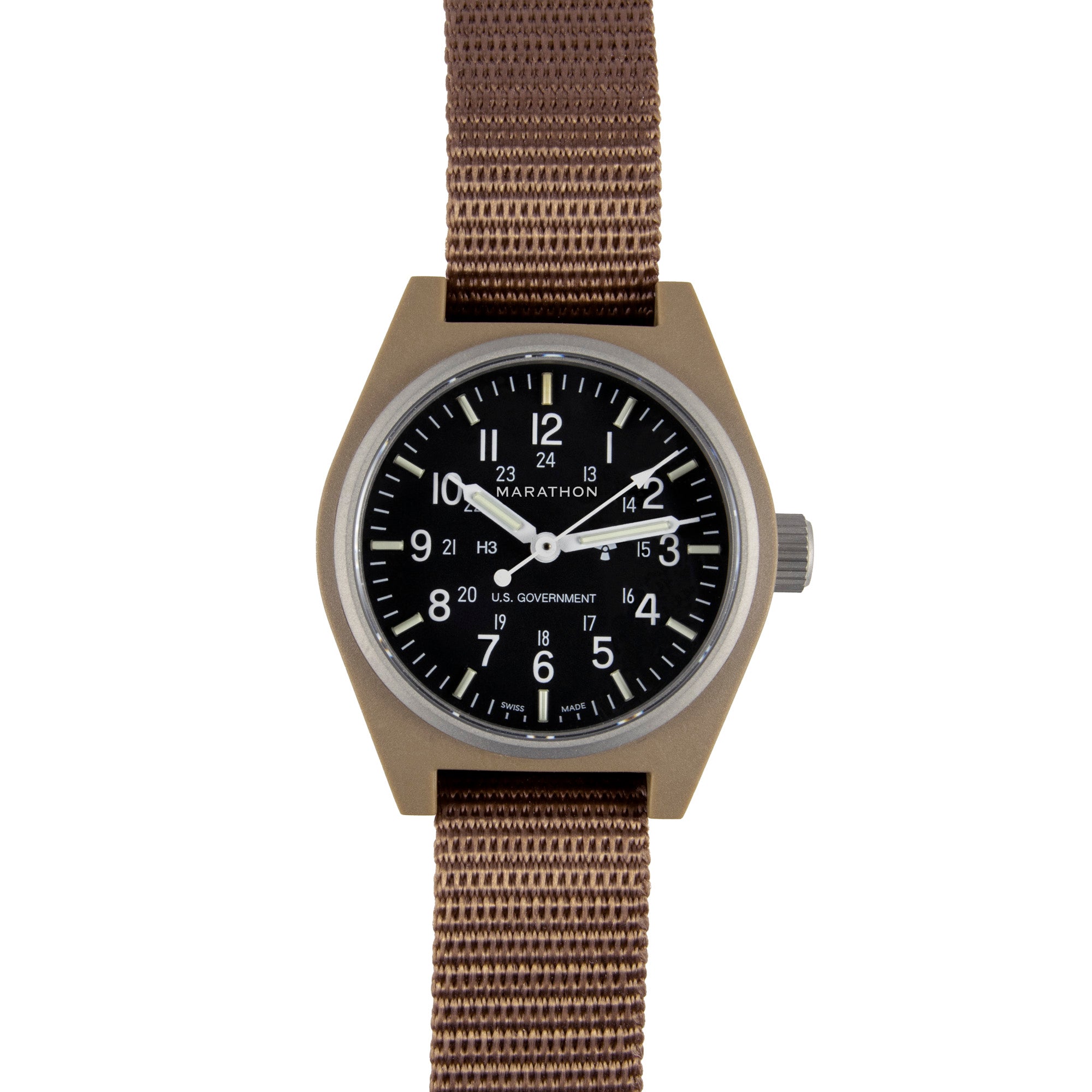 34mm Desert Tan General Purpose Quartz (GPQ) – Marathon Watch