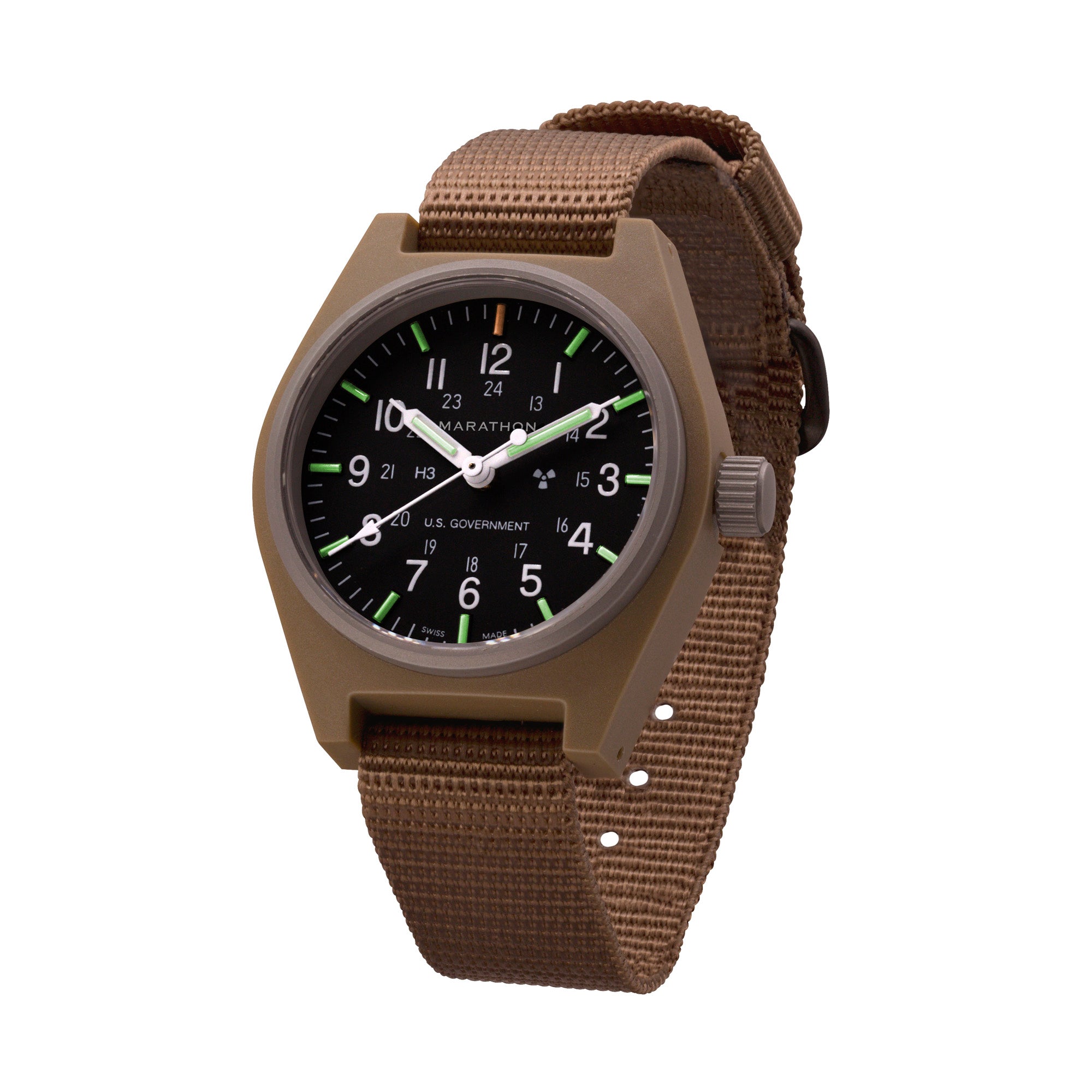 34mm Desert Tan General Purpose Quartz (GPQ) – Marathon Watch