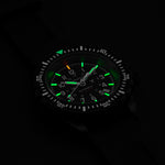 Grande montre automatique de plongée anthracite (GSAR) de 41mm avec bracelet en acier inoxydable image
