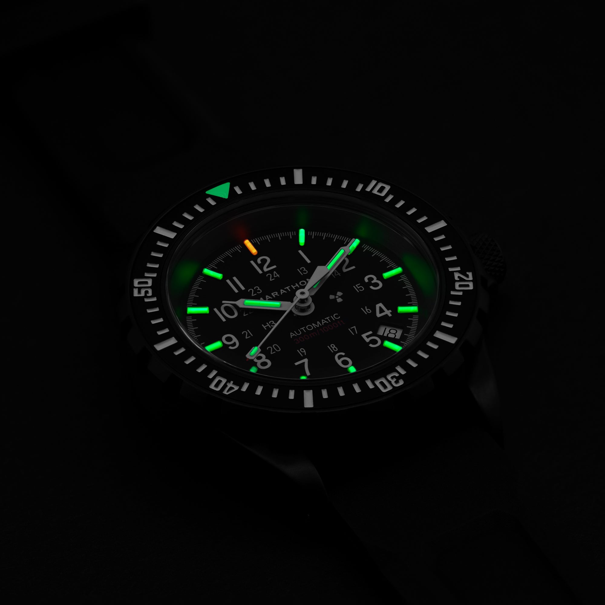 Grande montre automatique de plongée anthracite (GSAR) de 41mm avec bracelet en acier inoxydable image