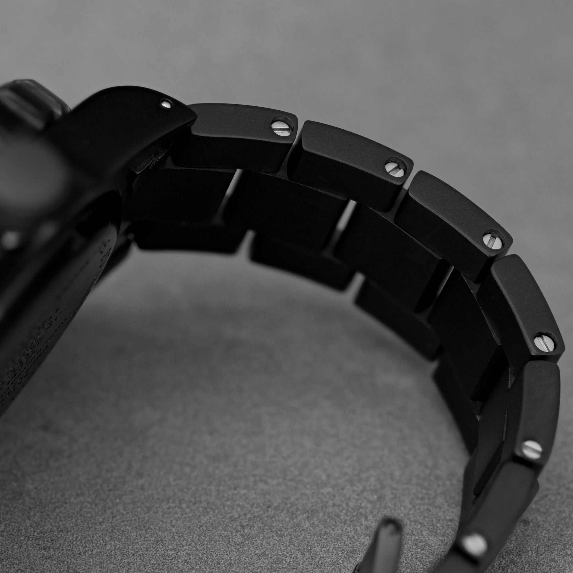 Grande montre automatique de plongée anthracite (GSAR) de 41mm avec bracelet en acier inoxydable image