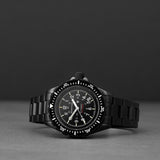 Grande montre automatique de plongée anthracite (GSAR) de 41mm avec bracelet en acier inoxydable image