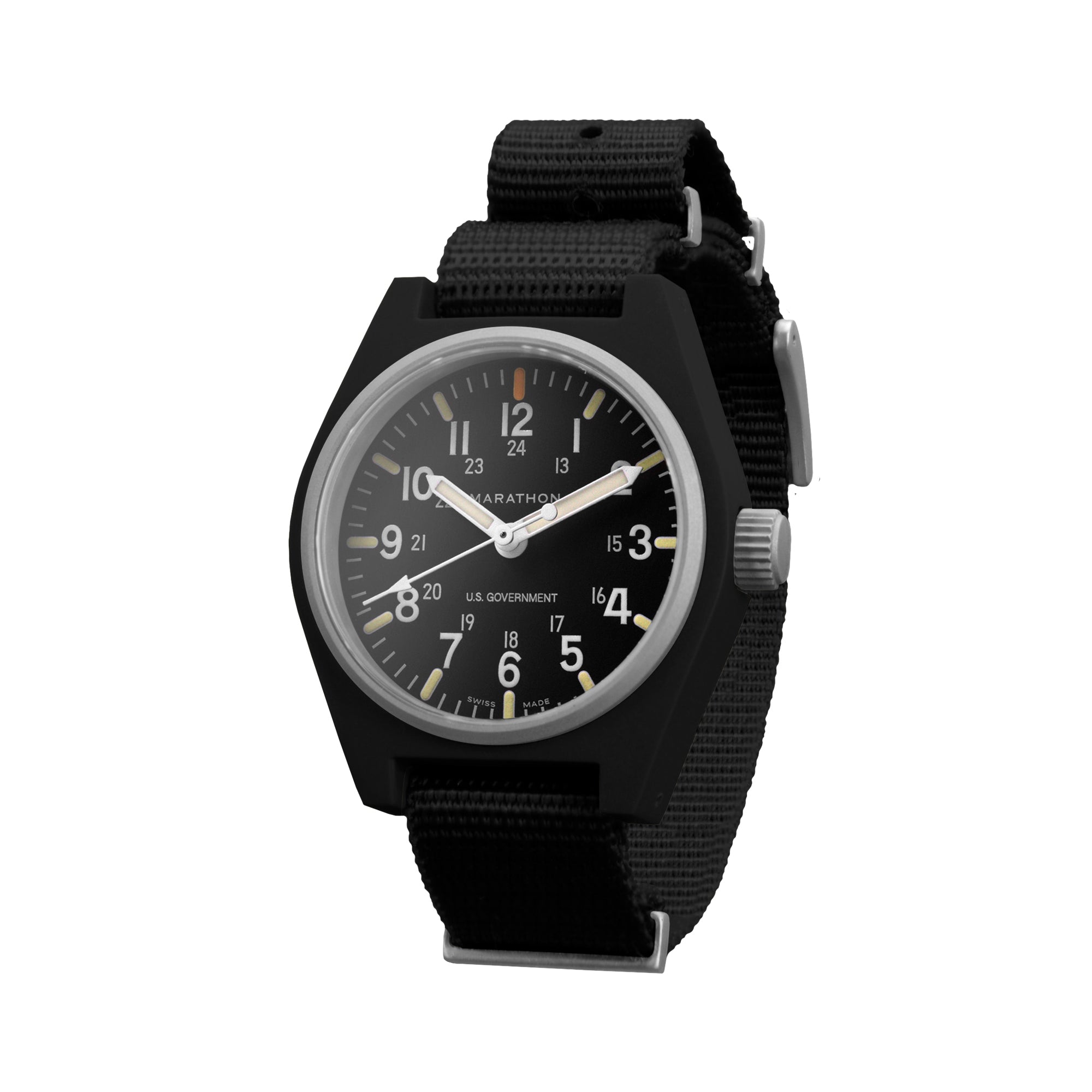 34mm Black General Purpose Quartz with MaraGlo (GPQ) image