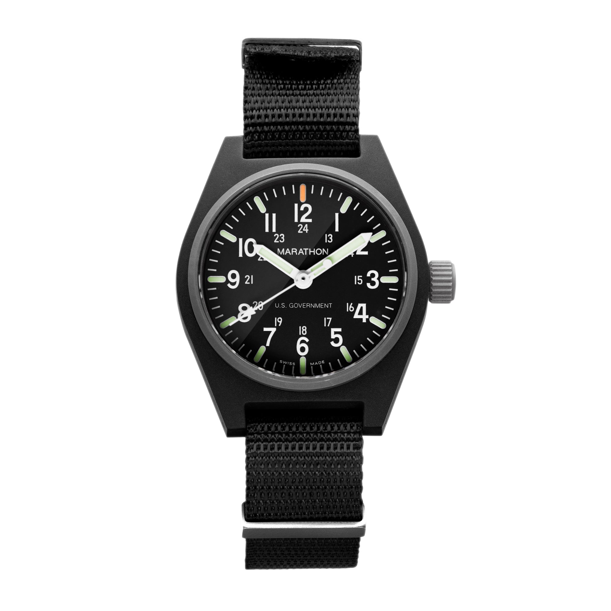 34mm Black General Purpose Quartz with MaraGlo (GPQ) image