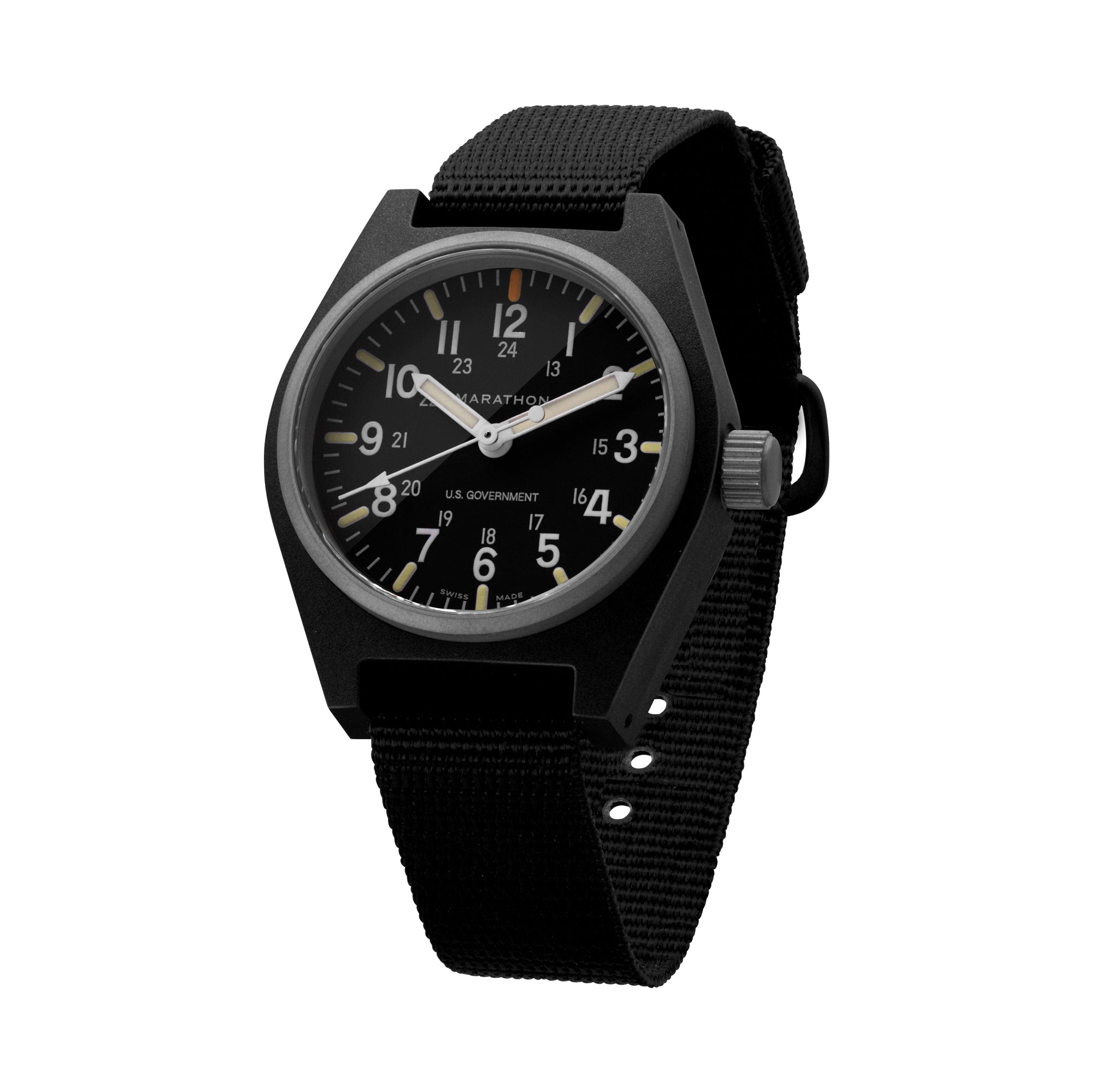 34mm Black General Purpose Quartz with MaraGlo (GPQ) image