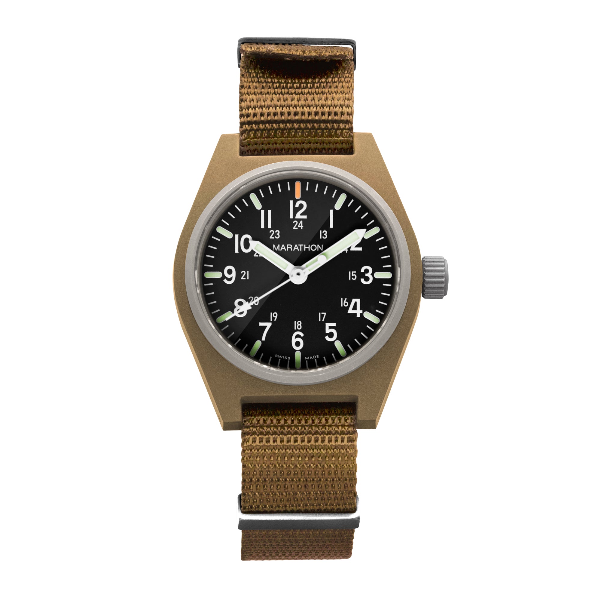 Quartz à usage général Desert Tan de 34 mm avec MaraGlo (GPQ)