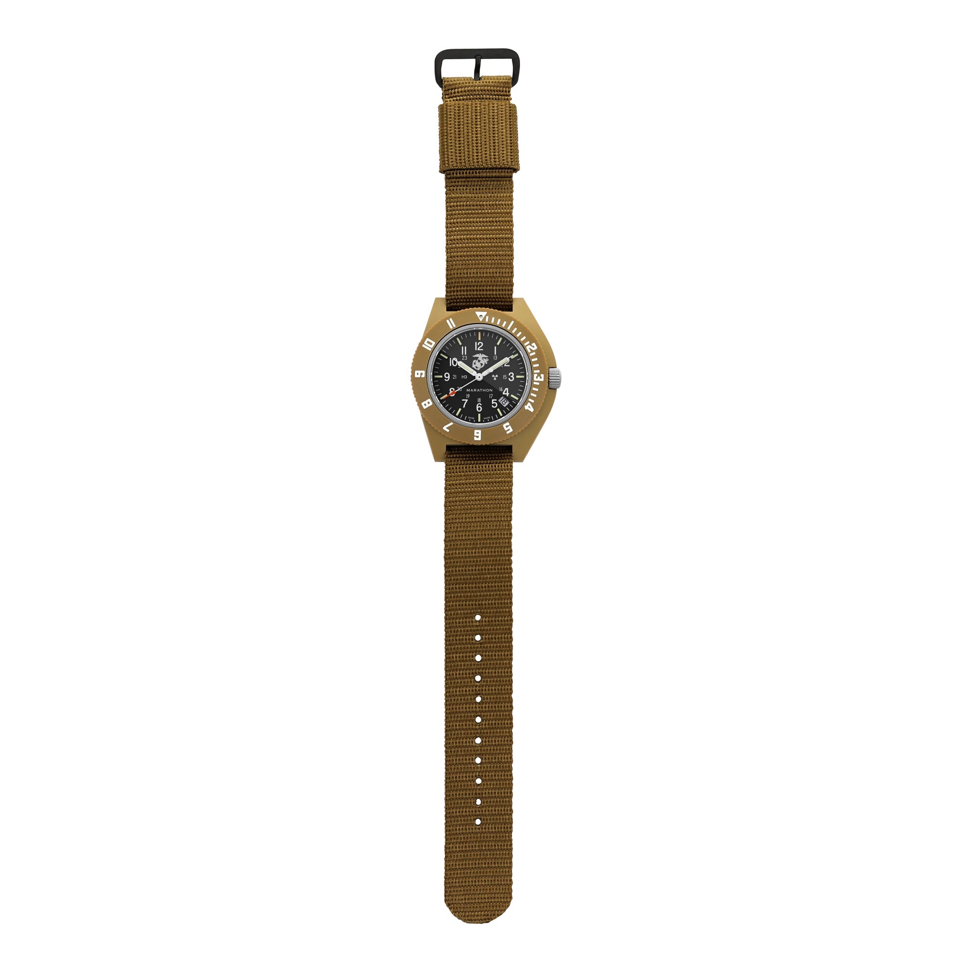 Navegador oficial del piloto USMC Desert Tan de 41mm con fecha (cuarzo) image