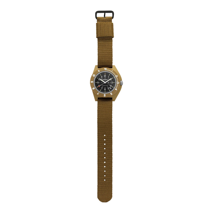 41mm Official Duvdevan Desert Tan Pilot's Navigator with Date