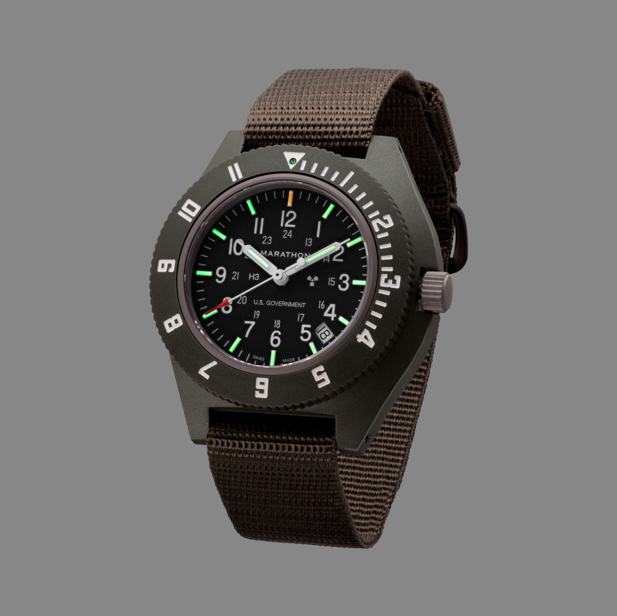 41mm Sage Green Pilot's Navigator with Date (Quartz) image