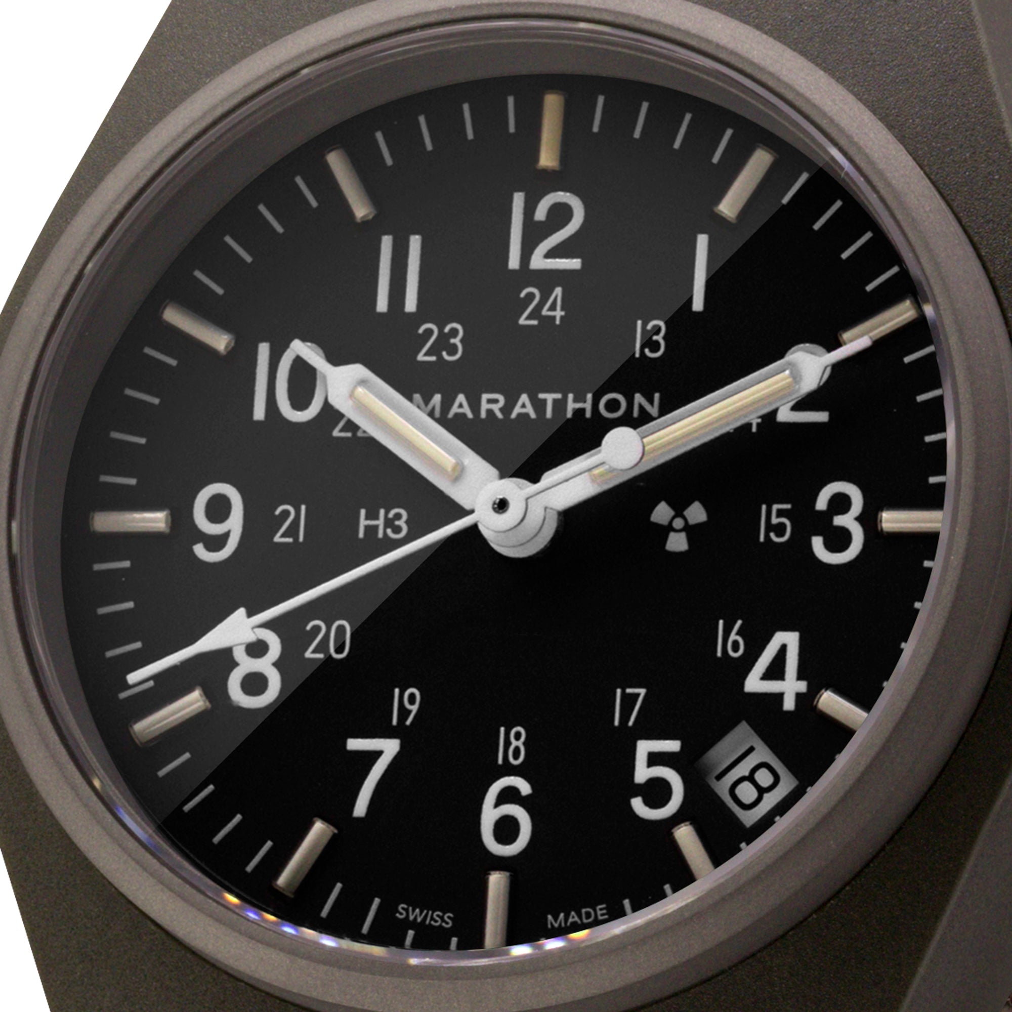 34mm Sage Green General Purpose Quartz with Date (GPQ-D) image
