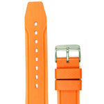 Textured Rubber Strap, Orange, 22mm image