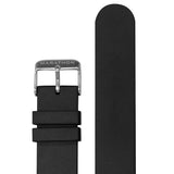 Two-Piece Rubber Dive Strap, Black, 18mm image