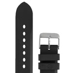 Two-Piece Rubber Dive Strap, Black, 20mm image